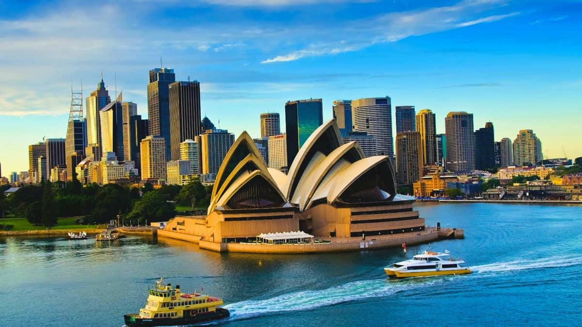 Scenic vista representing higher education in Australia
