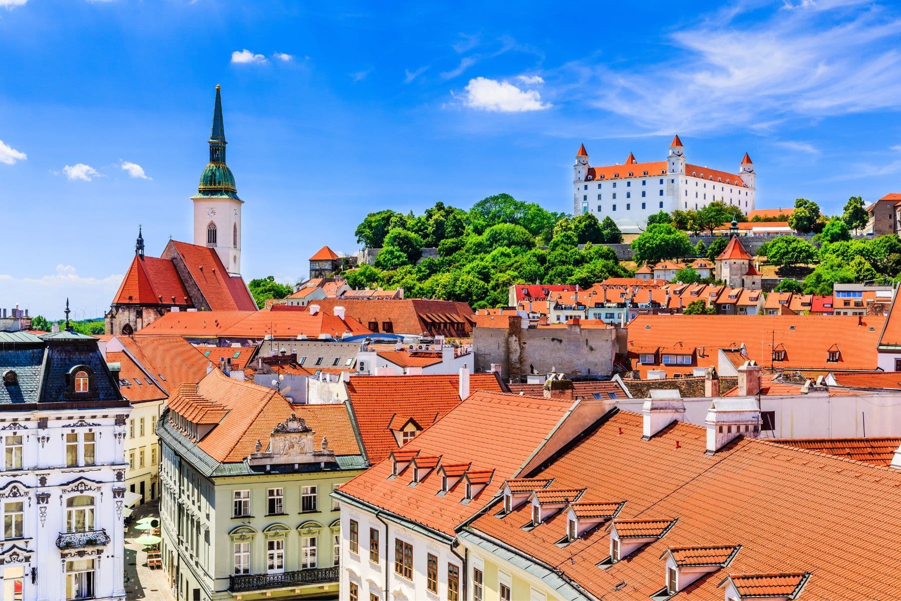 Scenic vista representing higher education in Slovakia